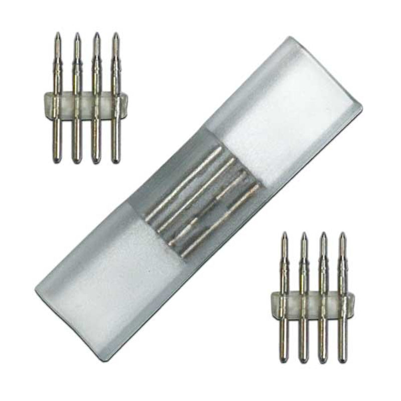 Strong neon LED strip connector for smooth, continuous lighting
