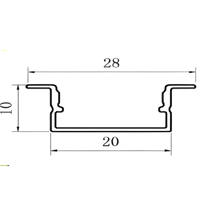 20x10mm LED profile 