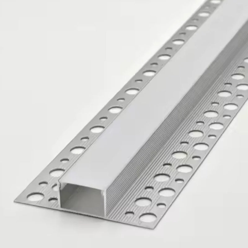 55mm x 20mm x 13mm Recessed LED Aluminum Channel Drywall Profile - 3 meter.