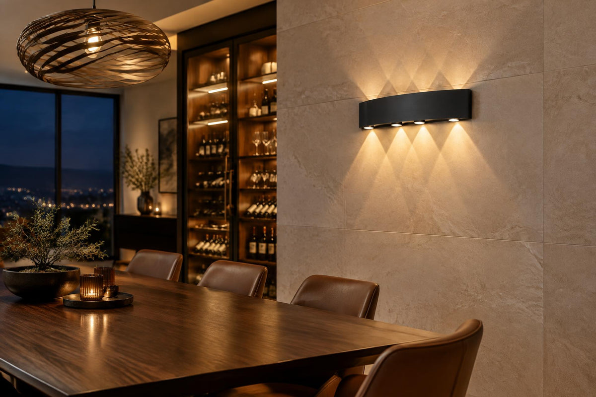 2405 WW Wall Lamp-3000K-IP54-(2 Years Warranty)-Modern Dining room/wine cellar-Mr Smart Lighting Company 