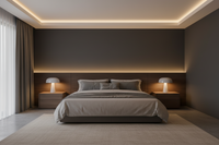 24V IP65 COB LED strip light - per meter- Warm White-Bedroom.