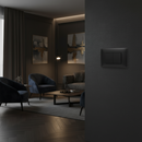 2 Lever 1 Way Switch - Black.