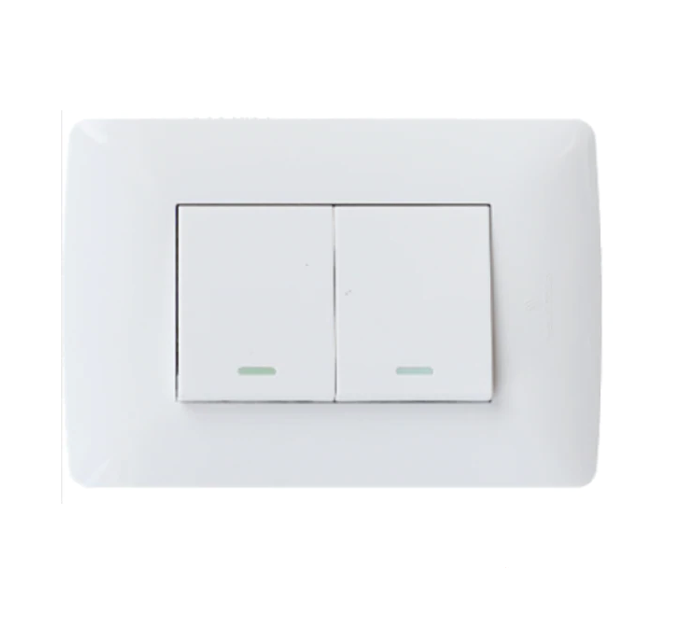 2 Lever 1 Way Switch (2x4). - Mr.Smart SA's Best Online Shopping Store.