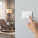 2 Lever 1 Way Switch - White.