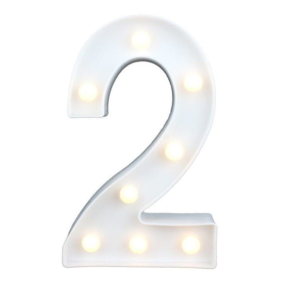 LED Number Lights.