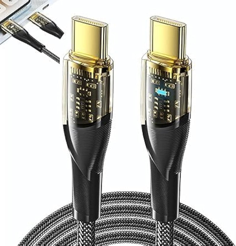 Type-C to Type-C/Lightning(iphone) Superfast Charging Cable.