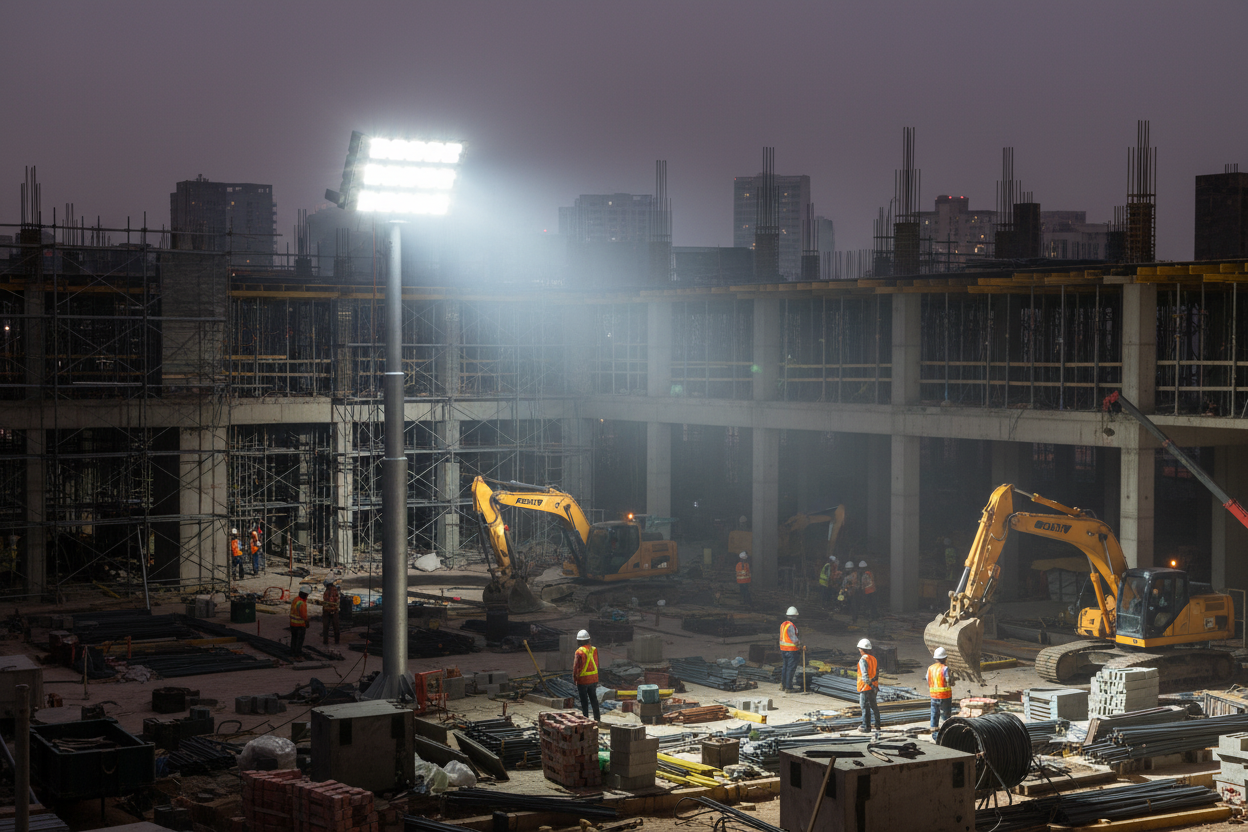 300W High mast Heavy Duty LED modular commercial flood light - IP66 - 3 Years Warranty.