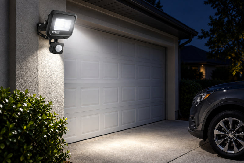 30W Motion Sensor Outdoor Flood Light-IP44-6500K-(2 Years Warranty).