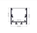 35mm x 35mm 3M Surface Mount Aluminum Channel for LED Strip Lights.