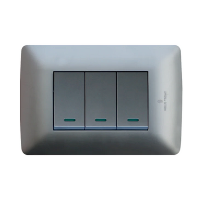 3 Lever 1 Way Switch (2x4). - Mr.Smart SA's Best Online Shopping Store.