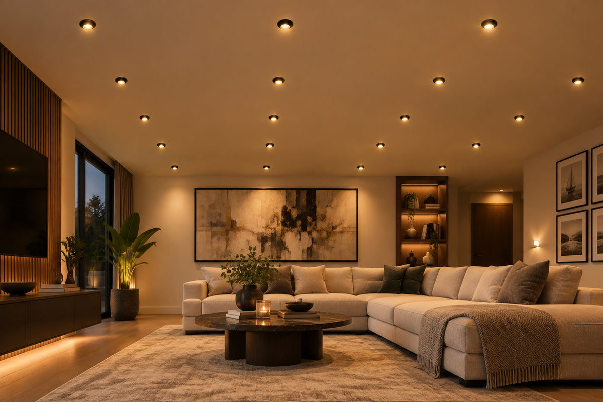 3W Warm White Mini downlighter LED ceiling fitting for modern indoor lighting