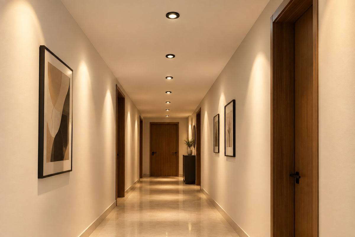 3W Warm White Mini downlighter.