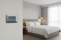 3 Lever 1 Way Switch - Silver.