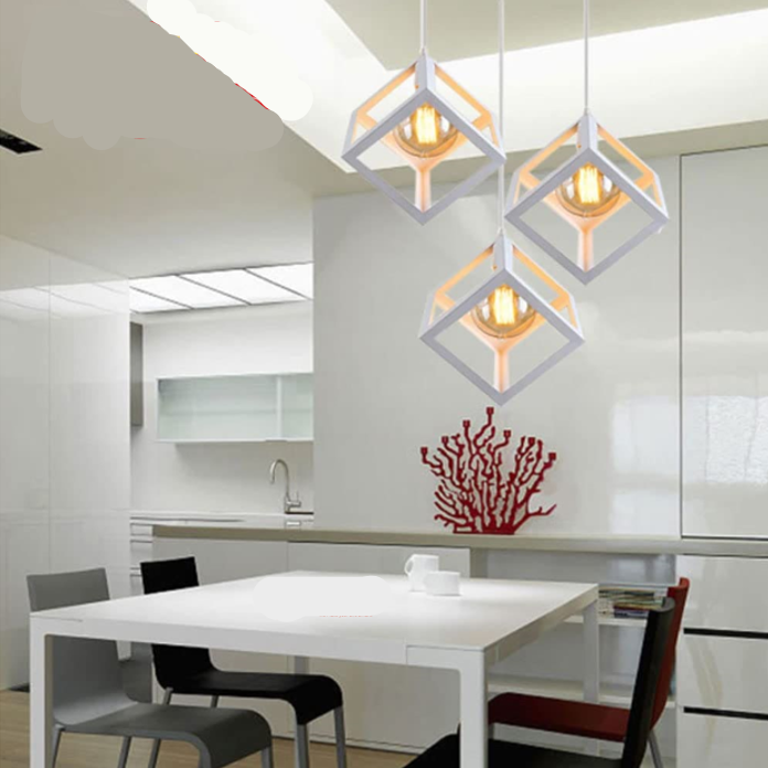 3 Metal White cubes pendant light. Mr.Smart SA's Best Online Shopping Store.