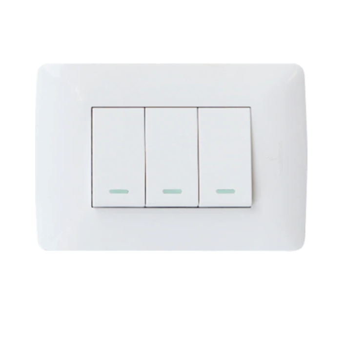 3 Lever 1 Way Switch (2x4). - Mr.Smart SA's Best Online Shopping Store.