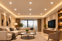 3W LED ceiling lamp.