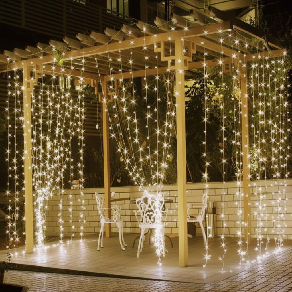 3m x 3m Curtain/icicle Fairy Light. - Mr.Smart SA's Best Online Shopping Store