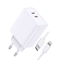40W Dual Type-C To Lightning(iPhone) Cable PD Fast Charger. - Mr.Smart SA's Best Online Shopping Store