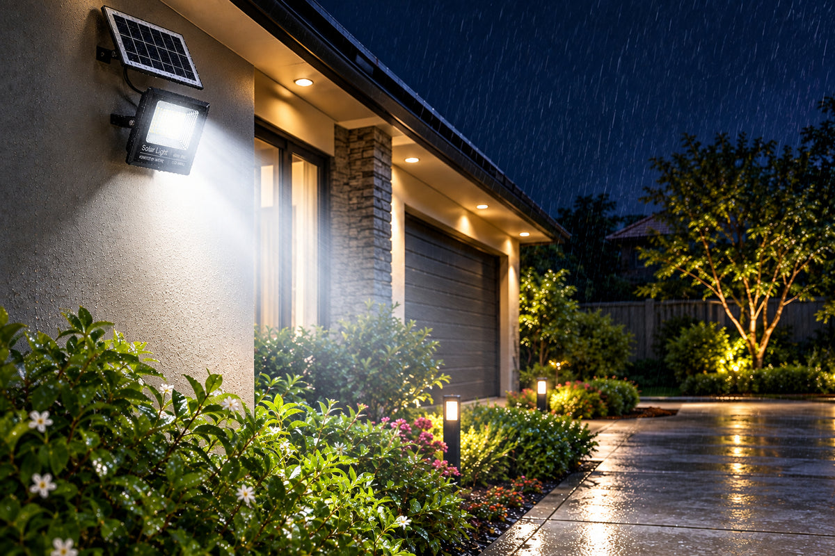 40W Solar Flood Light Outdoor Waterproof IP67 with Remote. - Mr.Smart SA's Best Online Shopping Store
