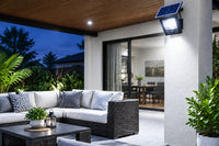 40W Solar Flood Light Outdoor Waterproof with Remote-IP66-6500K.