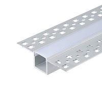 55mm x 15mm x 13mm Plaster-in Trim less LED Aluminum Channel Drywall Profile - 3 meter.