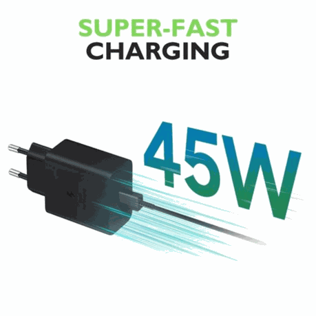 45W Super Fast Charger Compatible With Samsung. - Mr.Smart SA's Best Online Shopping Store.