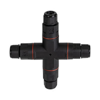  4 Way 3 Pin Weatherproof Connector Accessories 12V/24V IP68- HV9918-4.