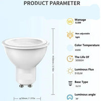 5.5W GU10 Cool White Downlight Globe. - Mr.Smart SA's Best Online Shopping Store