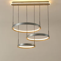 Circular Pendant Light 40+60cm Dining Room Bedroom Chandelier.