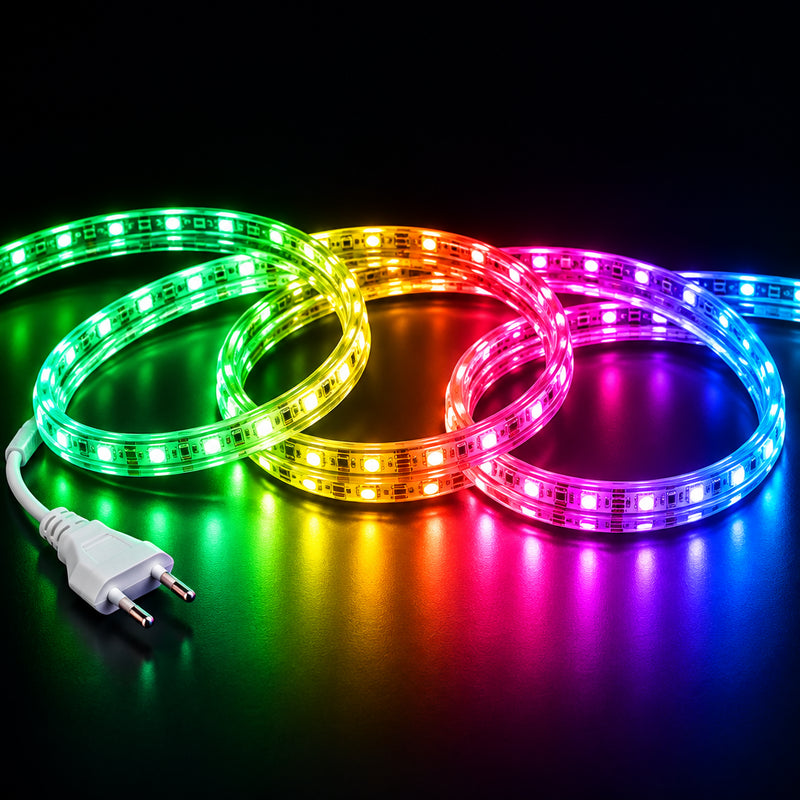 50M- LED RGB/Multicolor Strip Light 220V. - Mr. Smart Lighting Company.