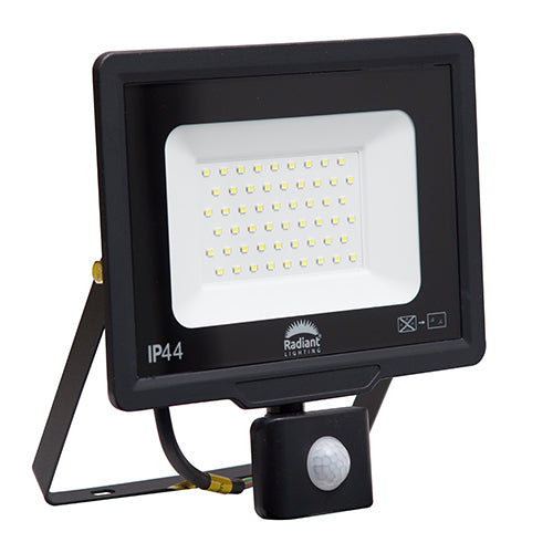 Radiant Floodlight & Motion Sensor LED 50w 6500K