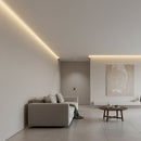 10mm x 10mm 3M Recessed Aluminum profile for LED strip light.