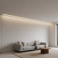 10mm x 10mm 3M Recessed Aluminum profile for LED strip light.
