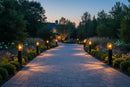 Eurolux Bhok Square Ali Outdoor Bollard with Clear Glass-O668