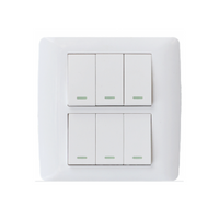 6 Lever 1 Way Switch (4x4). - Mr.Smart SA's Best Online Shopping Store