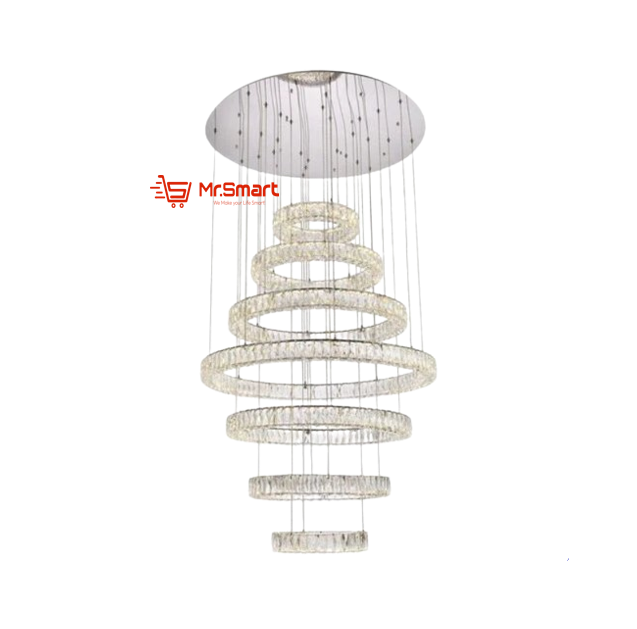 7 rings Light hanging crystal Chandelier. Mr.Smart SA's Best Online Shopping Store.