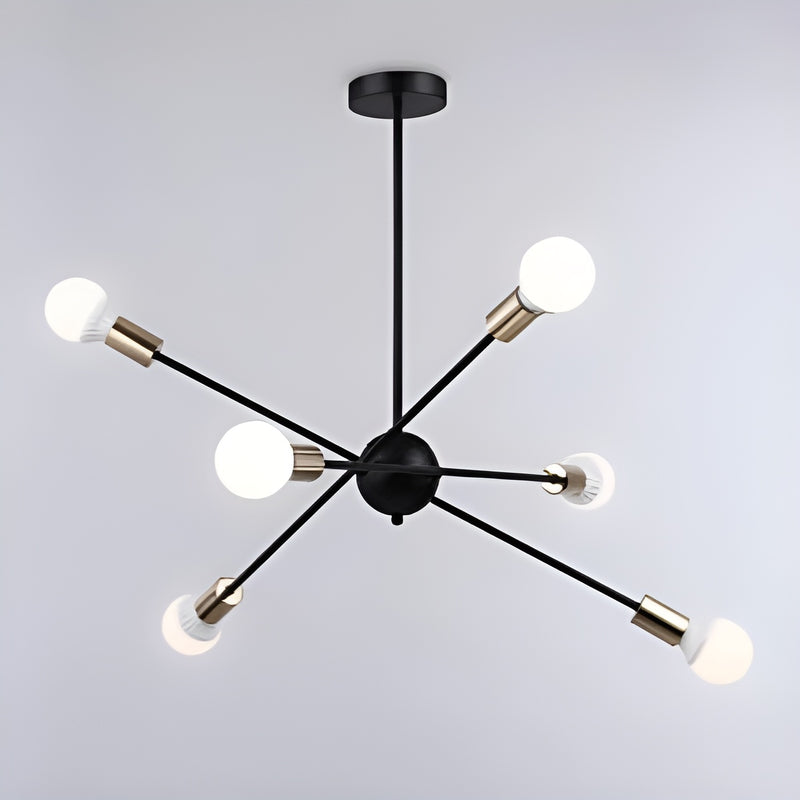 6 light Sputnik chandelier - 80435/6X.