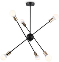 6 light Sputnik chandelier - 80435/6X.