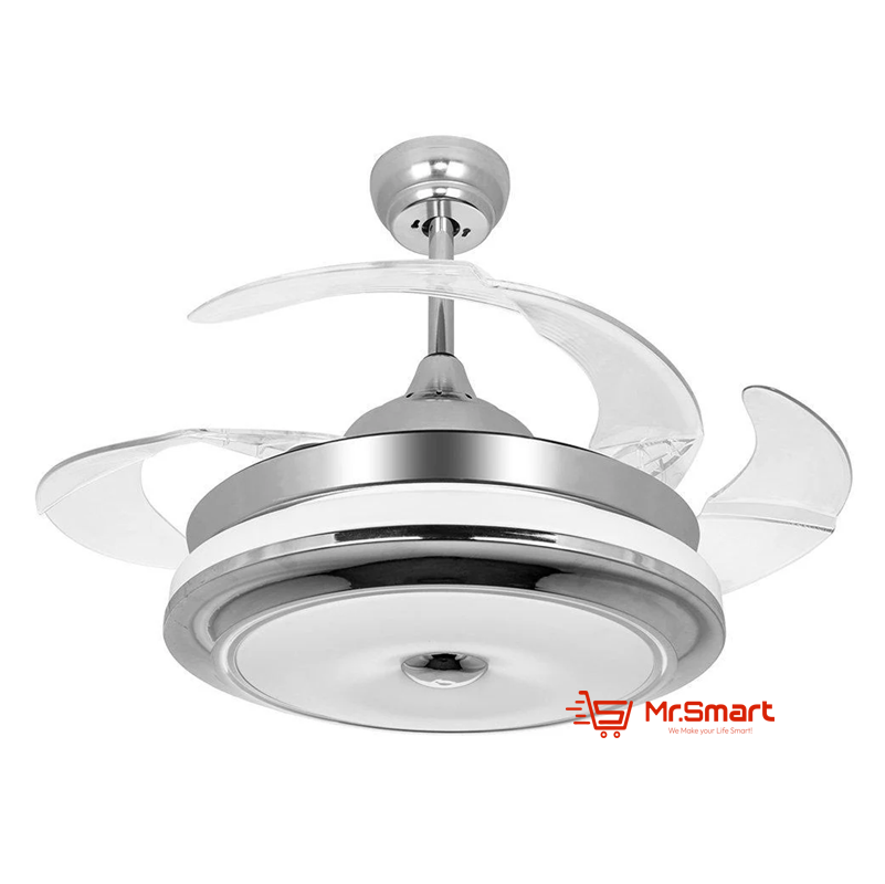 Smart LED ceiling fan with Foldable Blades and Bluetooth speaker. Mr.Smart SA's Best Online Shopping Store.