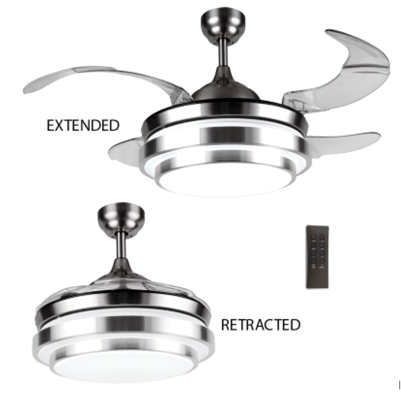 Smart LED ceiling fan with Foldable Blades. - Mr.Smart SA's Best Online Shopping Store