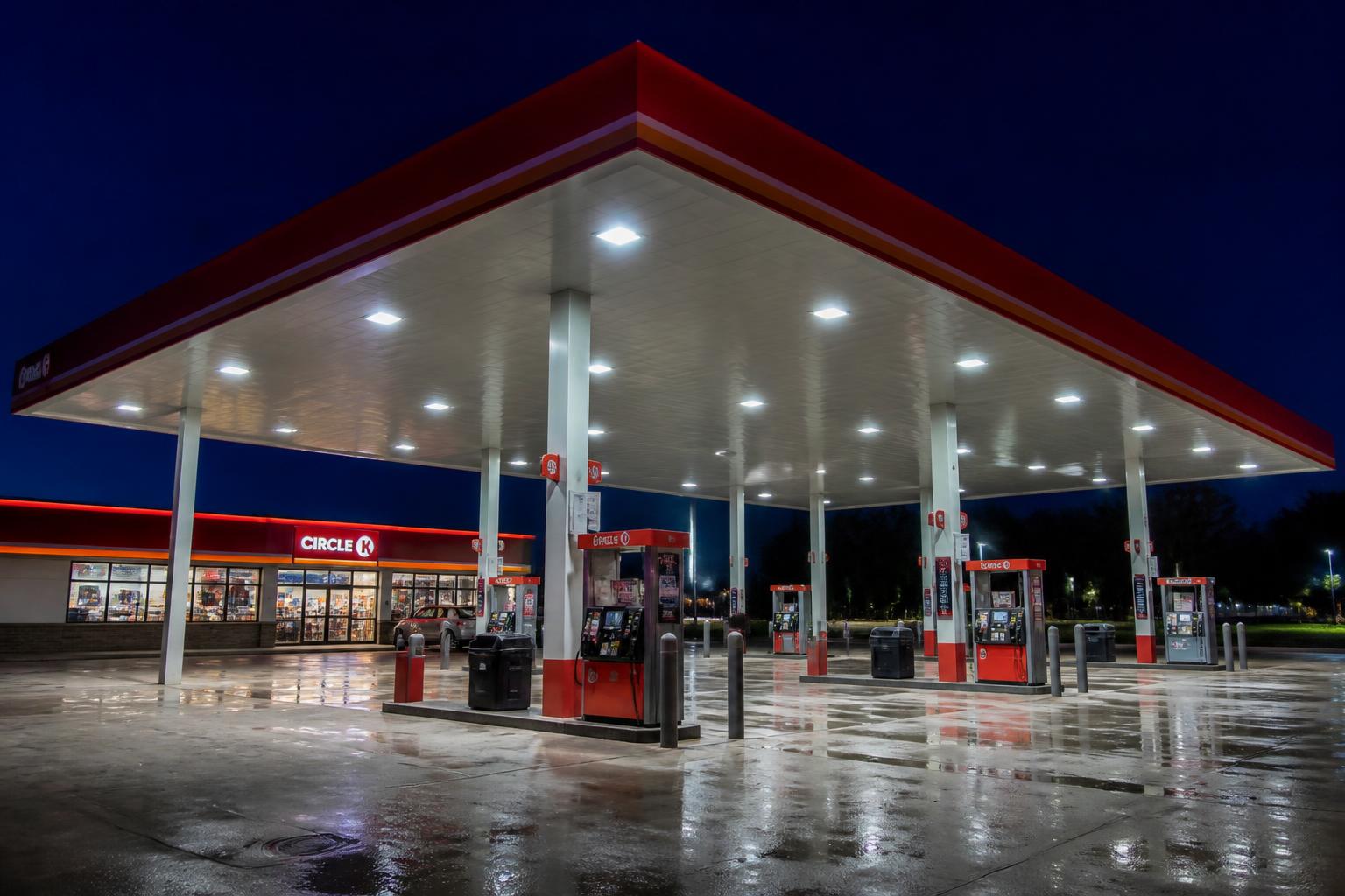 100W LED recessed canopy light for Gas/Petrol station-IP66-5000K-170729.(3 Years Warranty)