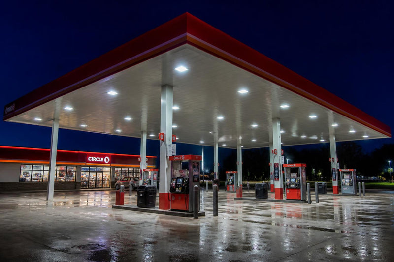 100W LED recessed canopy light for Gas/Petrol station-IP66-5000K-170729.(3 Years Warranty)
