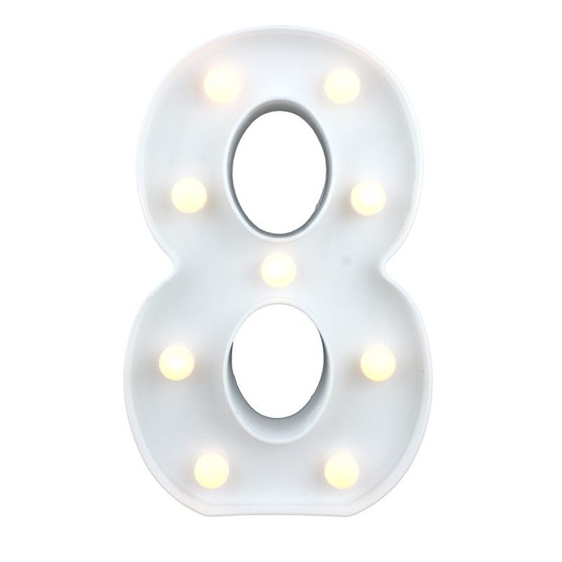 LED Number Lights (Size 22CM)