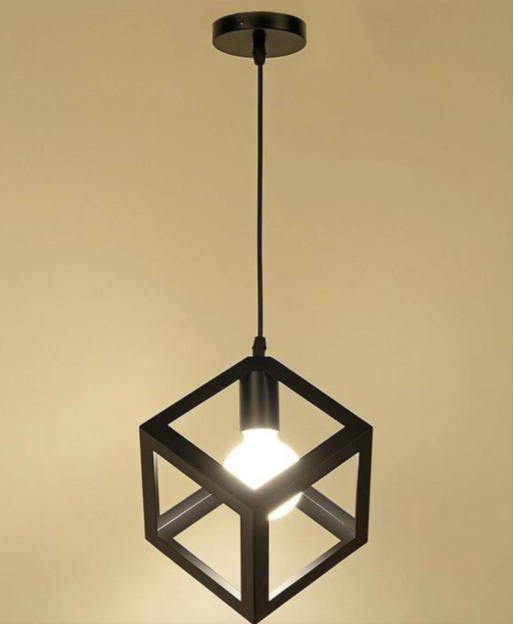 Metal Cube Pendant Lamp. Mr.Smart SA's Best Online Shopping Store.