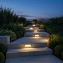B162SC Rectangle Stainless Steel LED Footlight Plain including 12x0.12W LED's.