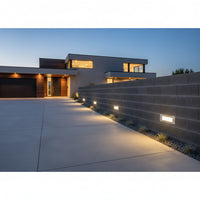 B162SC Rectangle Stainless Steel LED Footlight Plain including 12x0.12W LED's.