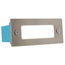 B162SC Rectangle Stainless Steel LED Footlight Plain including 12x0.12W LED's.