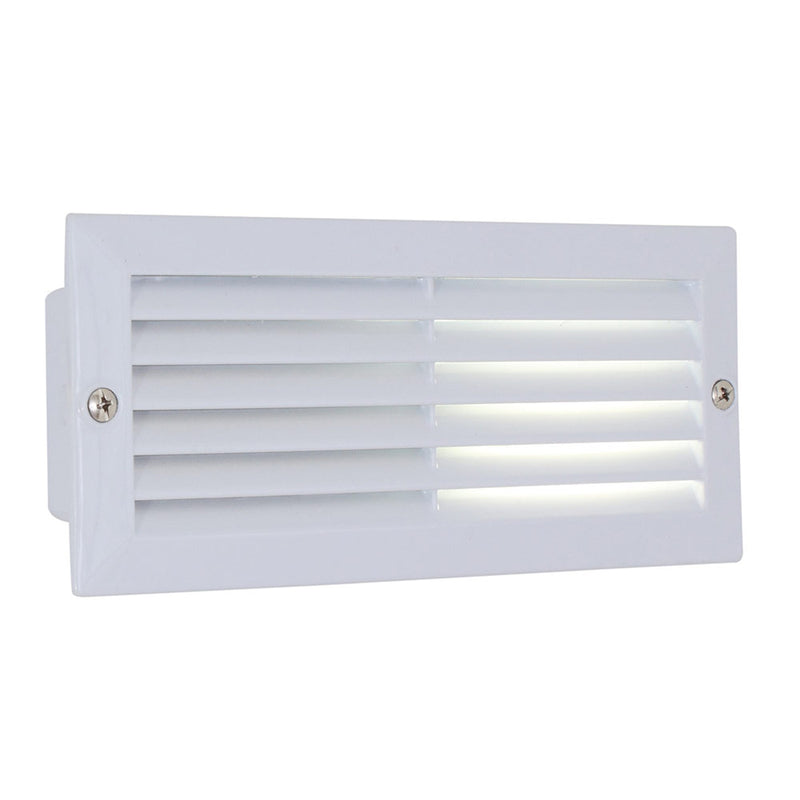 B38W BRICK LIGHT LOUVRE WHITE 60W.