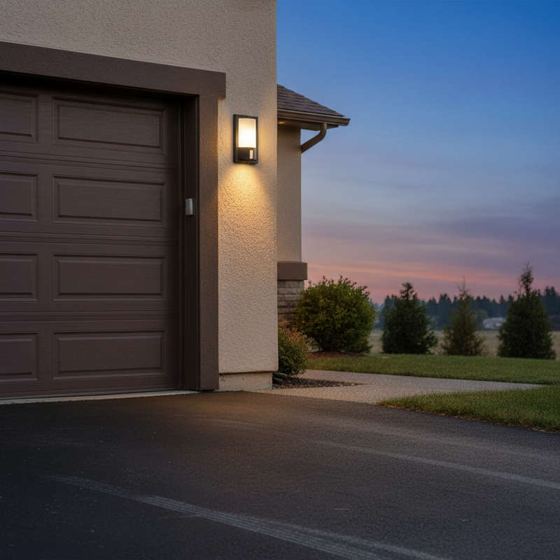 OUTDOOR WALL LIGHT-BH061 BLACK