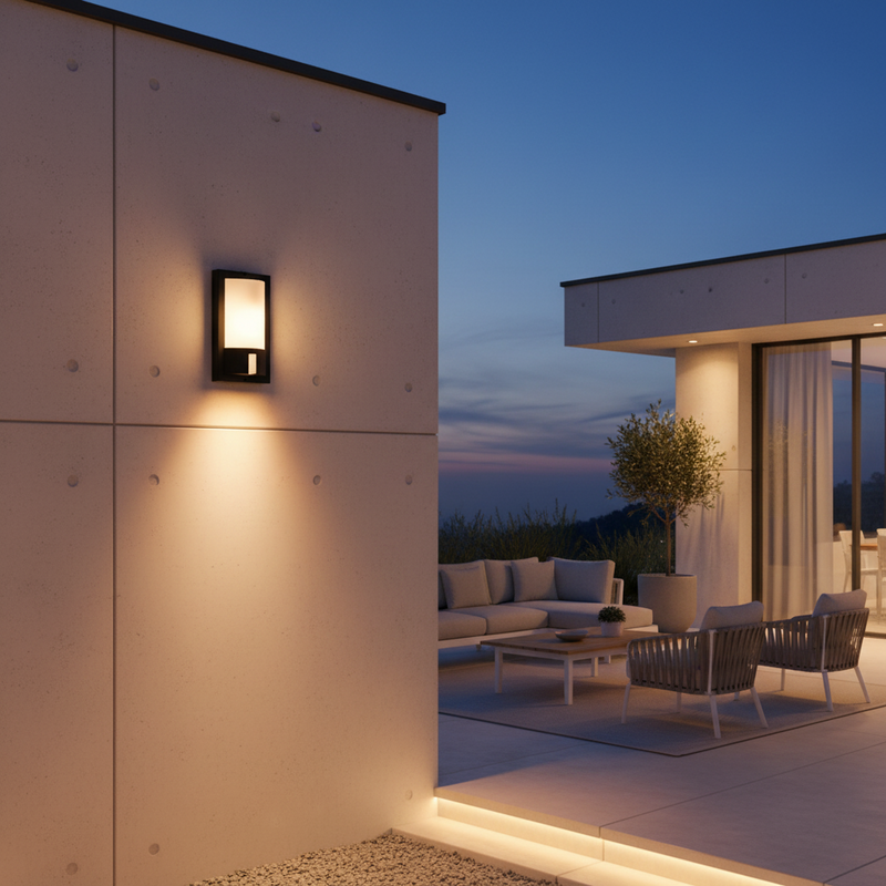 OUTDOOR WALL LIGHT-BH061 BLACK